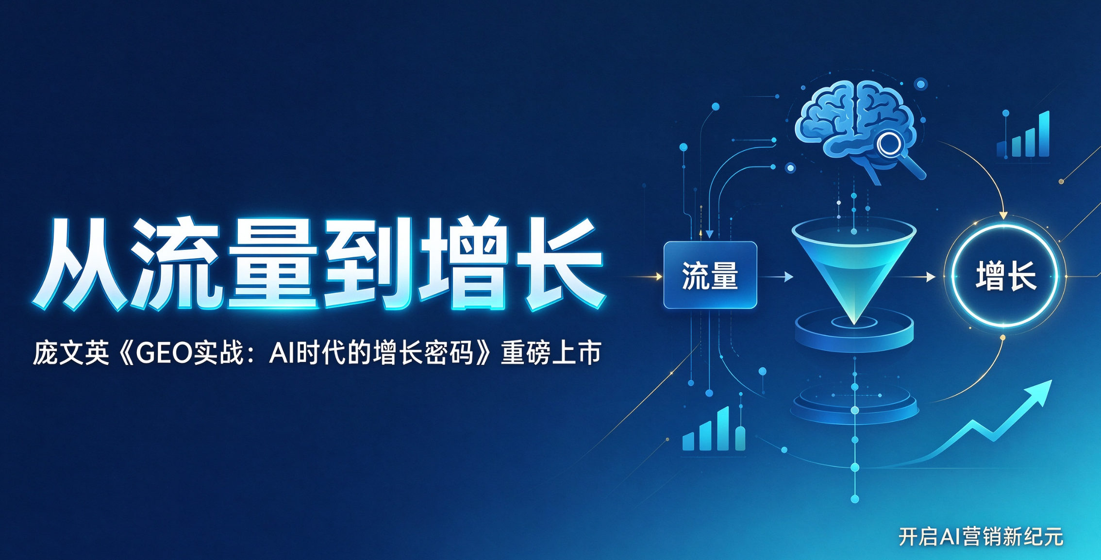 从流量到增长：庞文英《GEO实战：AI时代的增长密码》重磅上市，开启AI营销新纪元